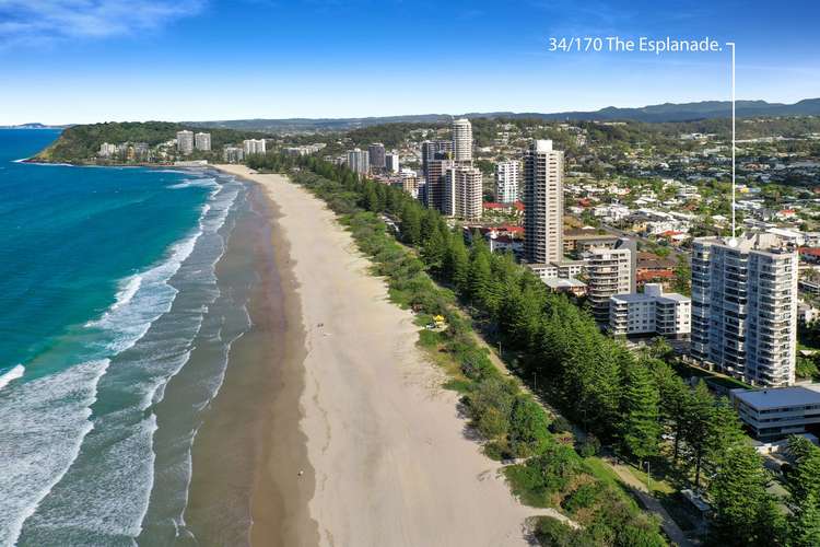 Main view of Homely apartment listing, 34/170-180 The Esplanade, Burleigh Heads QLD 4220
