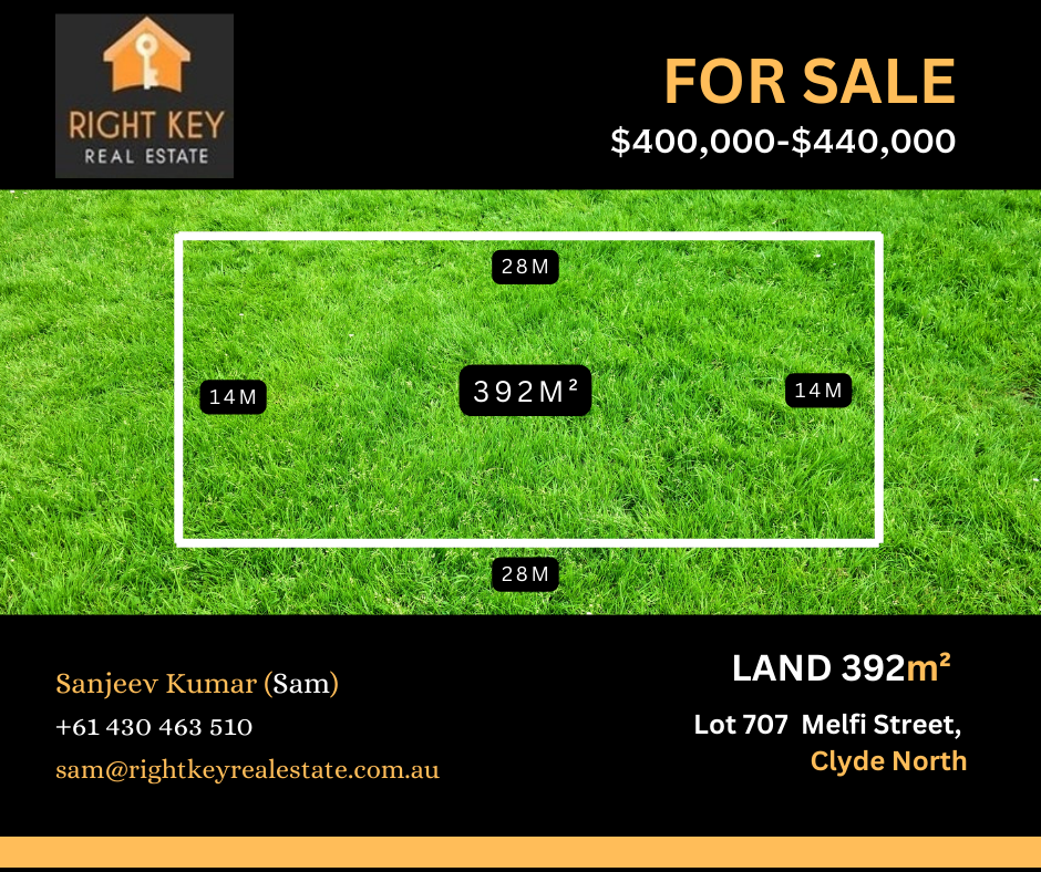 Main view of Homely residentialLand listing, LOT 707, 5 MELFI STREET, Clyde VIC 3978