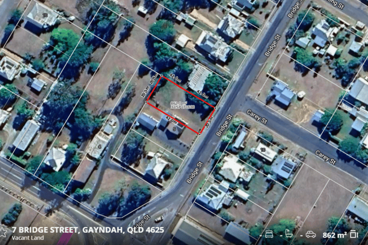 Main view of Homely residentialLand listing, 7 Bridge Street, Gayndah QLD 4625