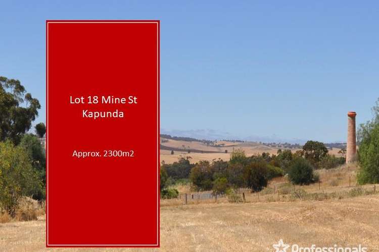 Main view of Homely residentialLand listing, Lot 18 Mine Street, Kapunda SA 5373
