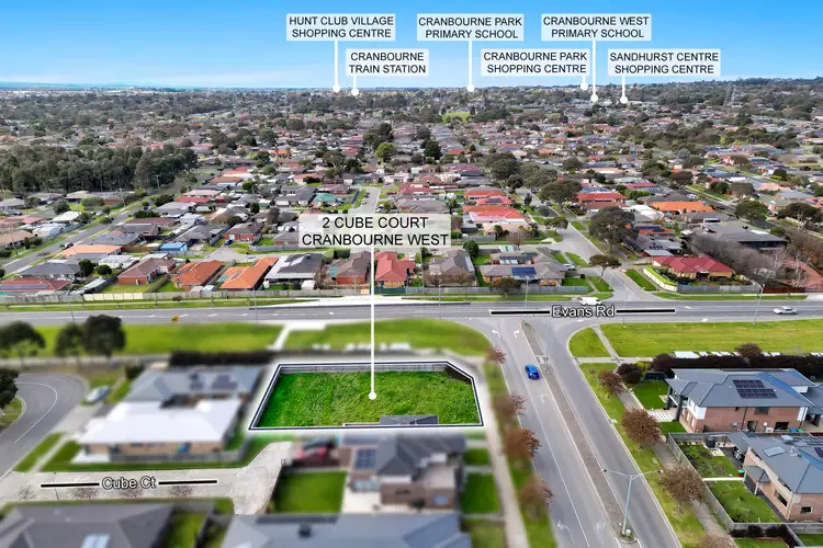 Main view of Homely land listing, 2 Cube Court, Cranbourne West VIC 3977