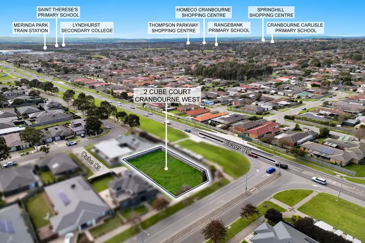 Third view of Homely land listing, 2 Cube Court, Cranbourne West VIC 3977
