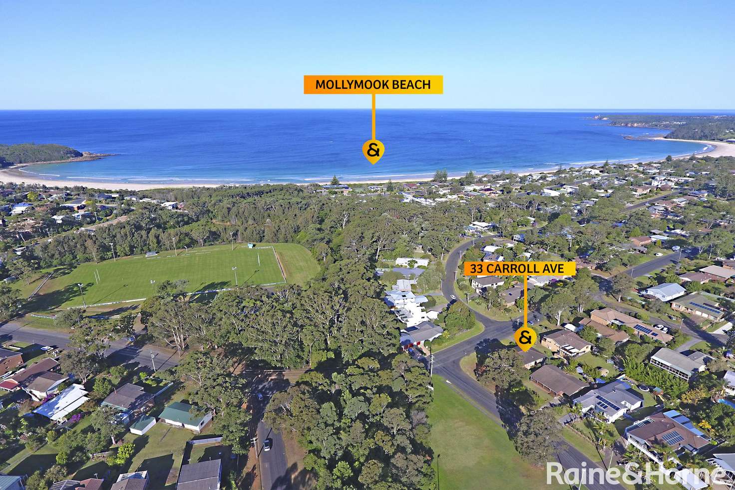 Main view of Homely house listing, 33 Carroll Avenue, Mollymook Beach NSW 2539