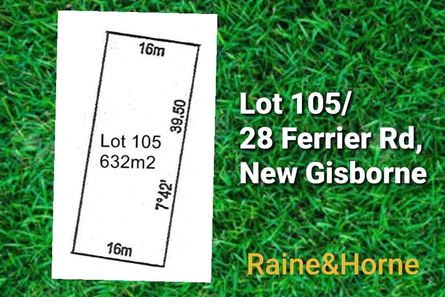 Main view of Homely residentialLand listing, LOT 105, 28 Ferrier Road, New Gisborne VIC 3438
