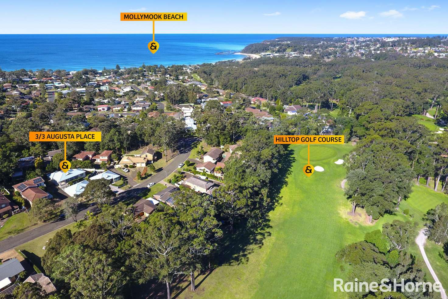 Main view of Homely villa listing, 3/3 Augusta Place, Mollymook Beach NSW 2539