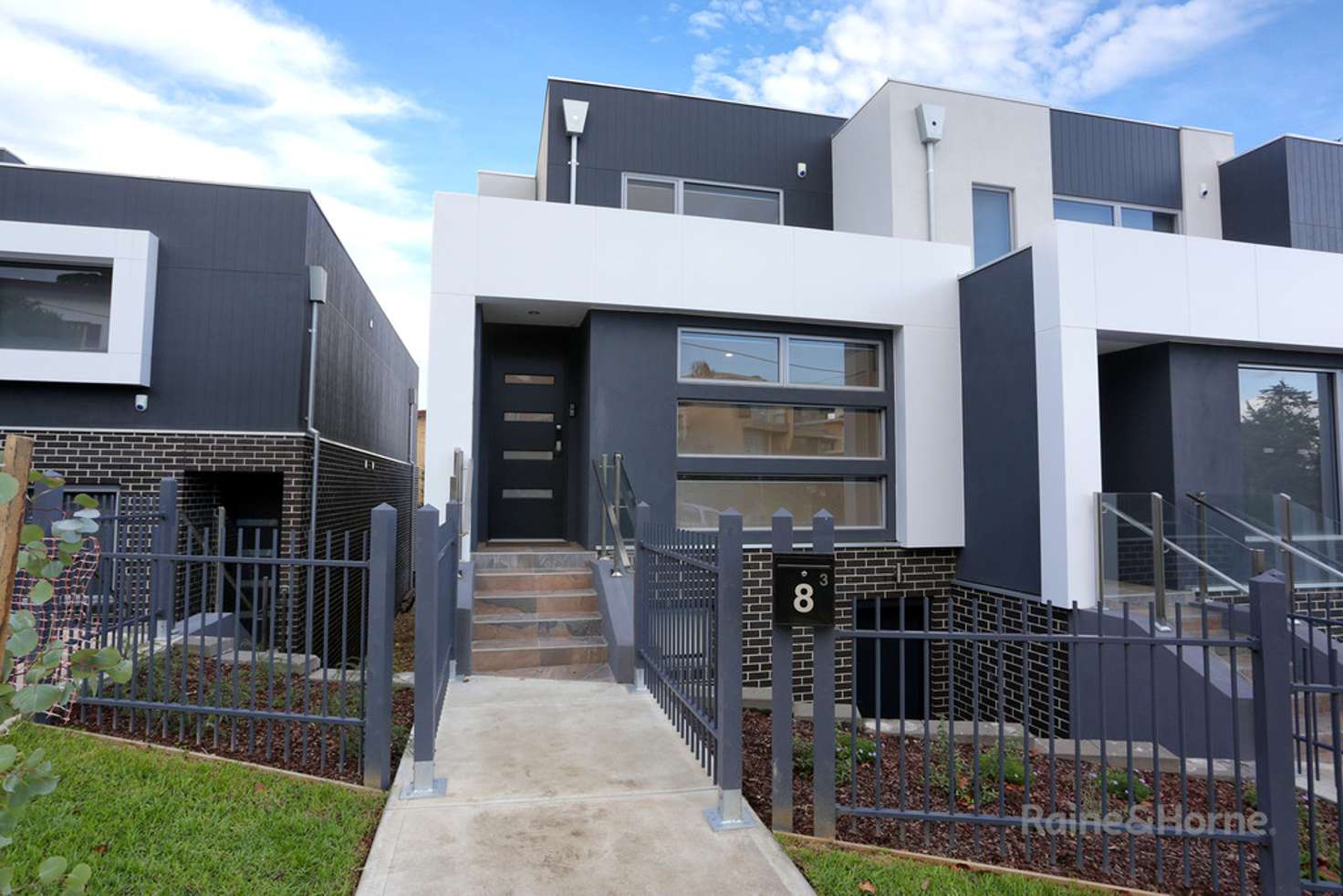 Main view of Homely townhouse listing, 3/8 Hillside Crescent, Maribyrnong VIC 3032