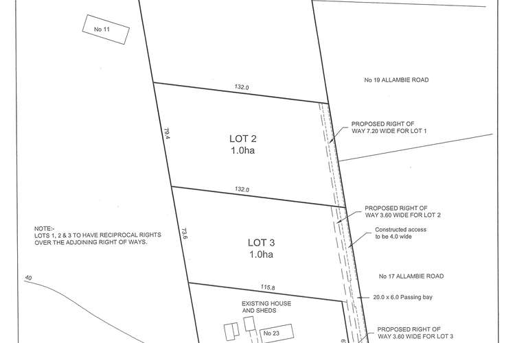 Third view of Homely residentialLand listing, LOT 3, 23 Greens Road, Orielton TAS 7172