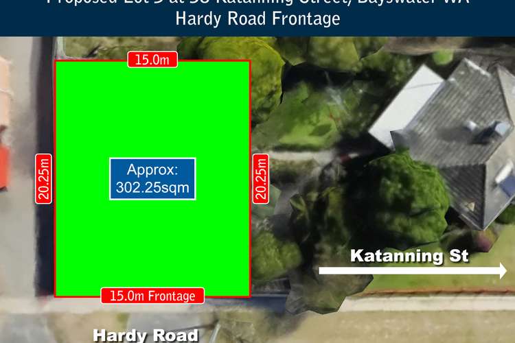 Main view of Homely residentialLand listing, LOT 3, 58 Katanning Street, Bayswater WA 6053