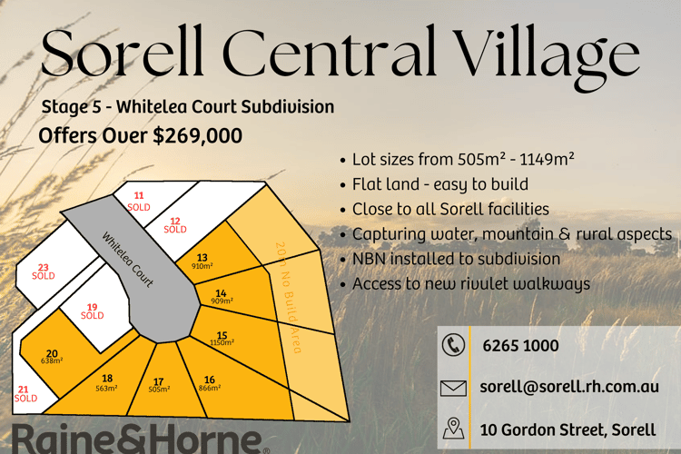 LOT 18, Stage 5 Whitelea Court, Sorell TAS 7172
