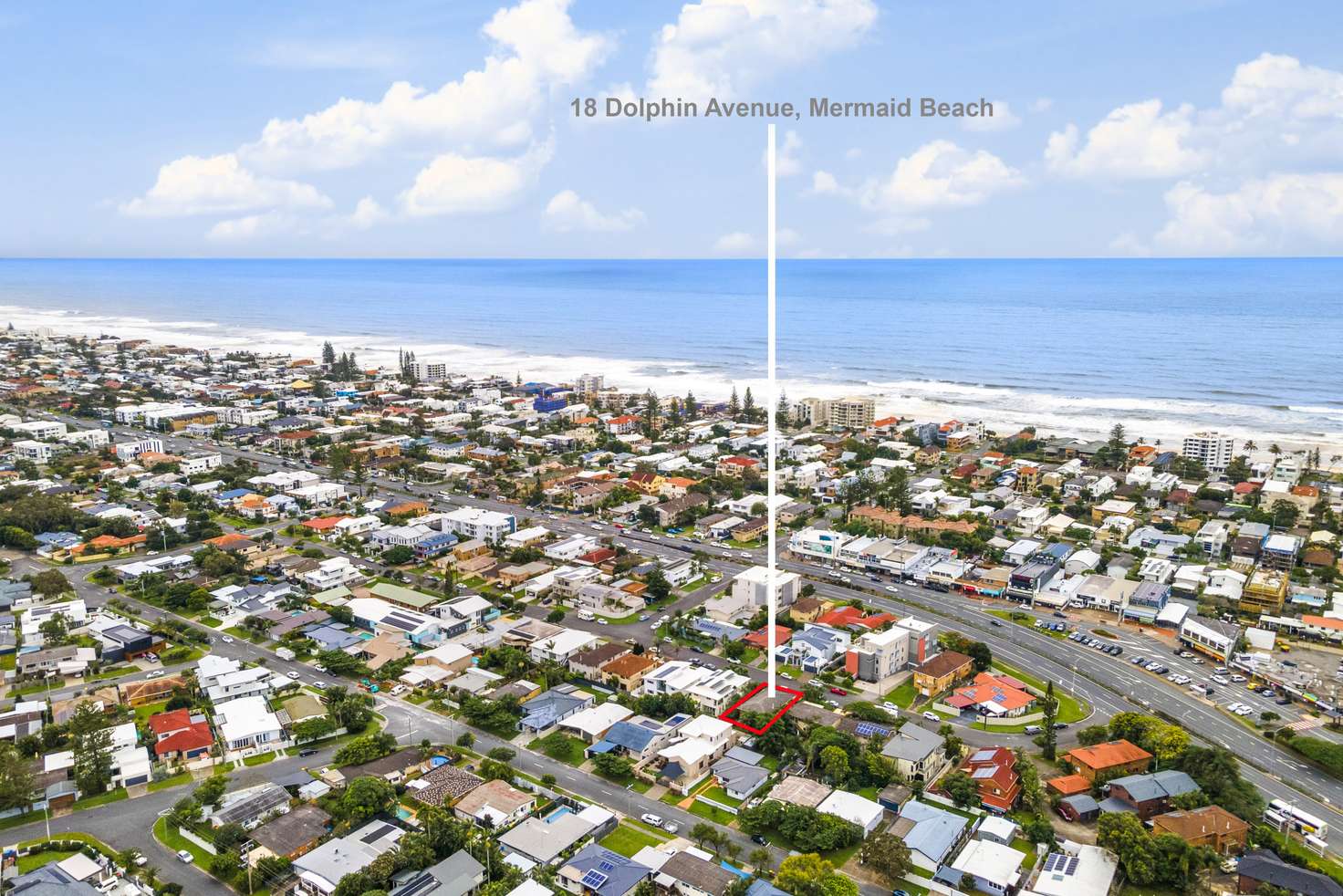 Main view of Homely house listing, 18 Dolphin Avenue, Mermaid Beach QLD 4218