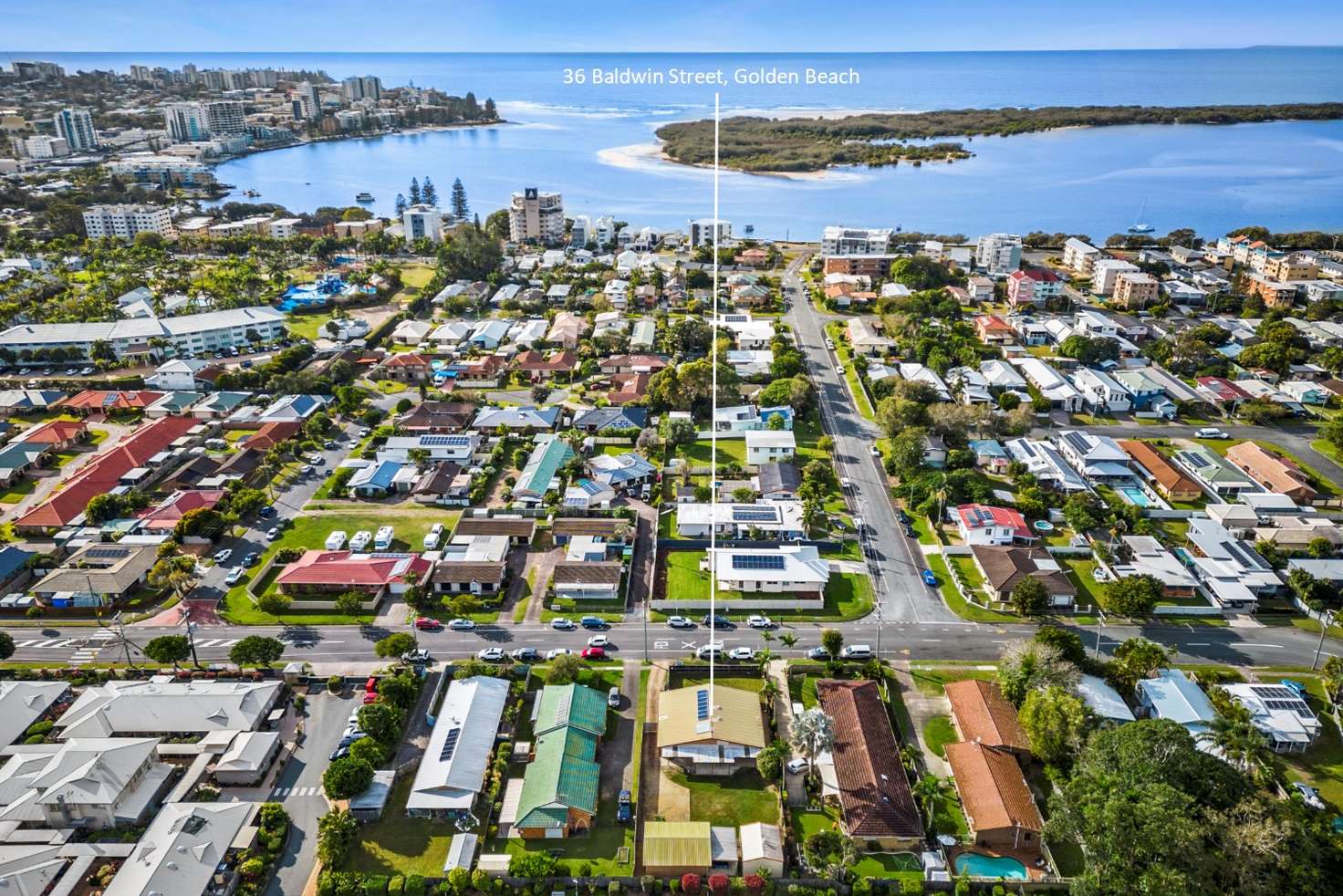 Main view of Homely house listing, 36 Baldwin Street, Golden Beach QLD 4551