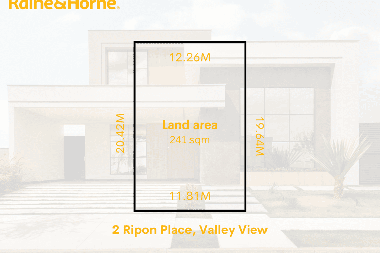 Main view of Homely residentialLand listing, 2 Ripon Place, Valley View SA 5093