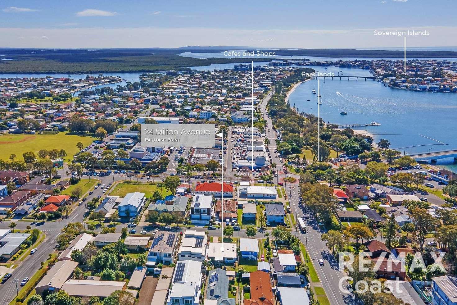 Main view of Homely house listing, 24 Milton Avenue, Paradise Point QLD 4216