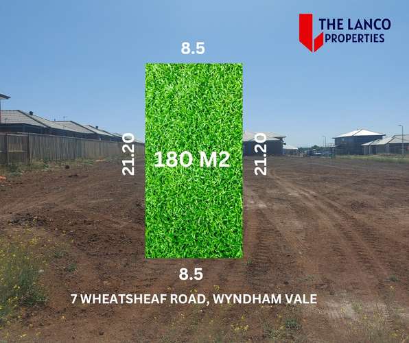 Main view of Homely residentialLand listing, 7 WHEATSHEAF RD, Wyndham Vale VIC 3024