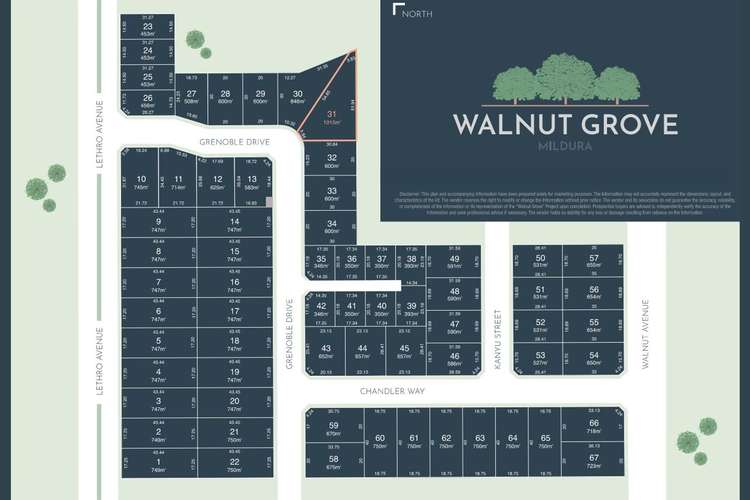 Main view of Homely residentialLand listing, Lot 31/743 Walnut Avenue, Mildura VIC 3500