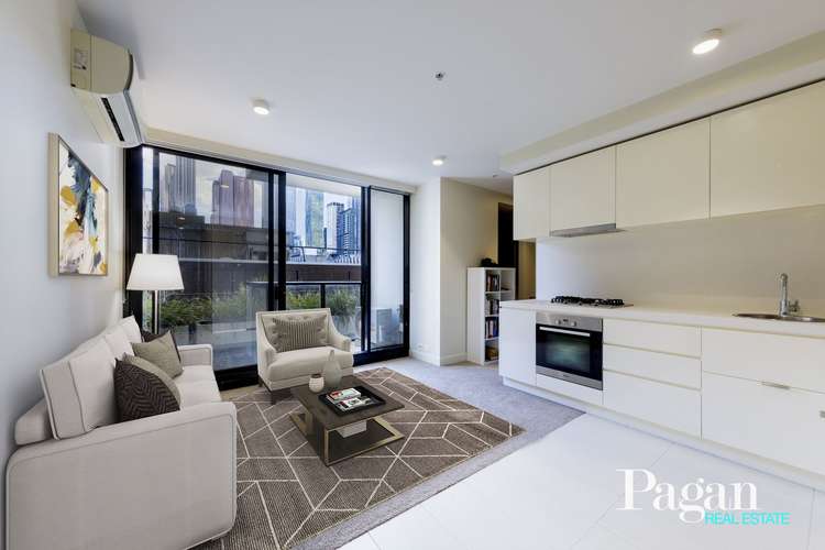 Main view of Homely apartment listing, 407/33 Mackenzie Street, Melbourne VIC 3000
