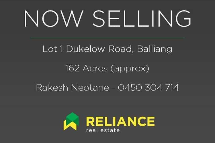 Main view of Homely ruralOther listing, LOT 1 Dukelows Road, Balliang VIC 3340