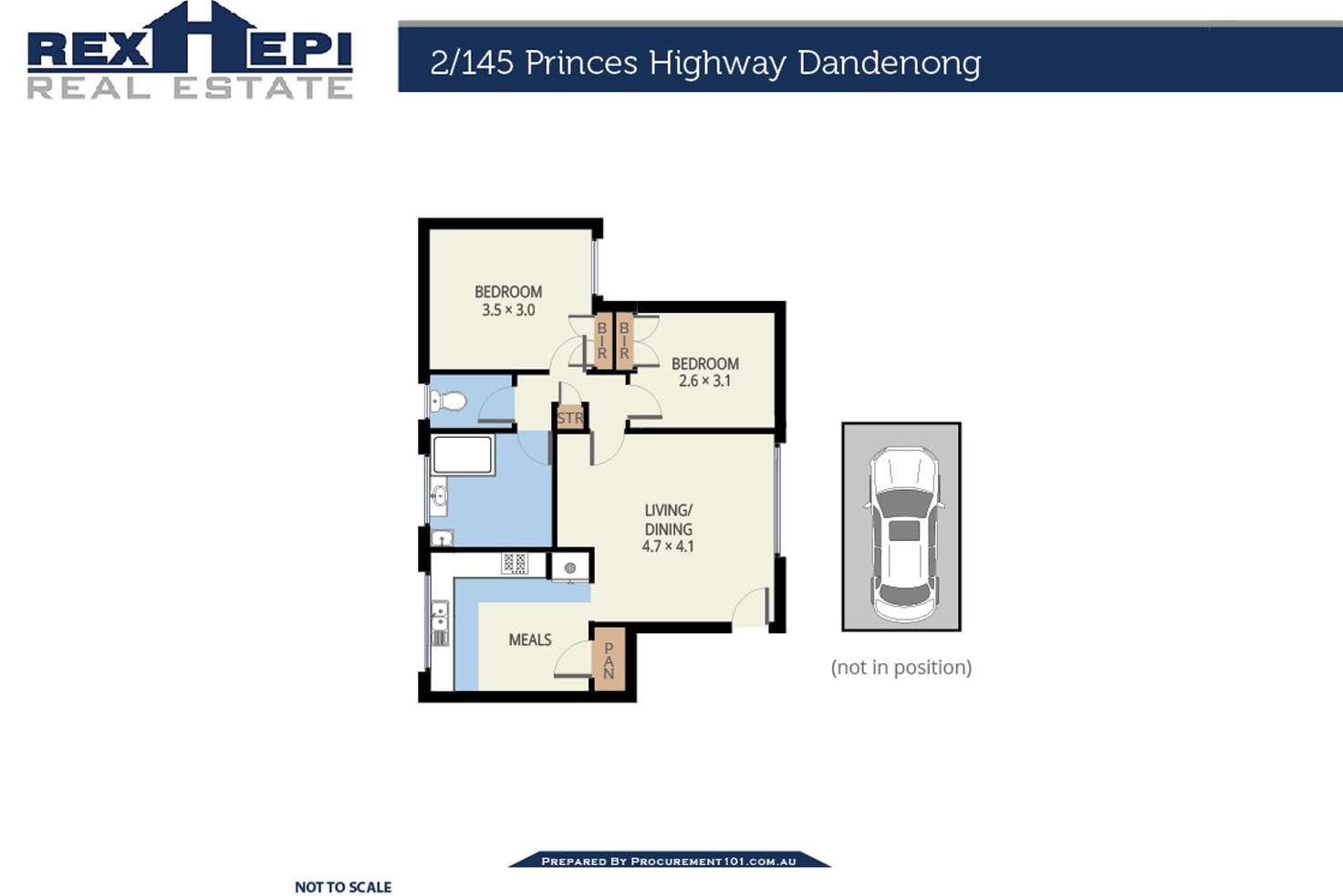 Main view of Homely apartment listing, Apartment 2/145 Princes Highway, Dandenong VIC 3175
