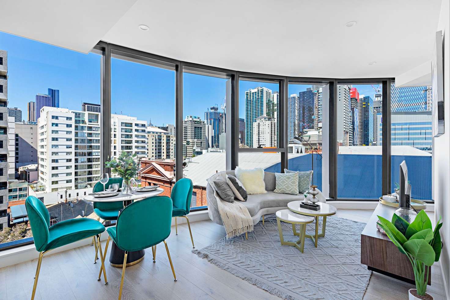 Main view of Homely apartment listing, 1408/393 Spencer Street, West Melbourne VIC 3003
