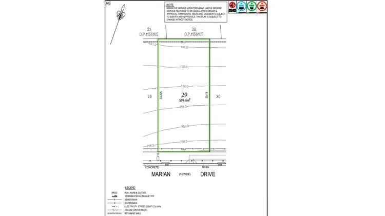 Proposed Lot 29 Marian Drive