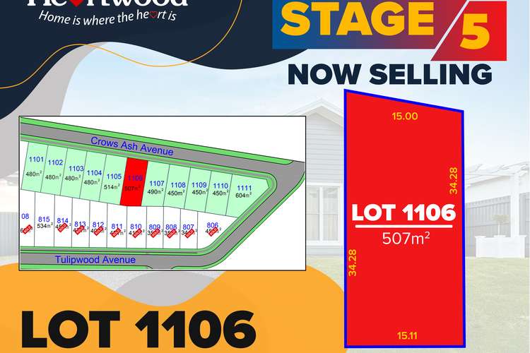 Main view of Homely residentialLand listing, LOT Lot, 1106 Crows Ash Avenue, Edgeworth NSW 2285