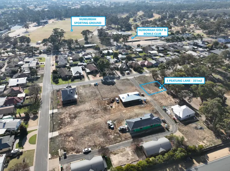 Main view of Homely land listing, LOT LOT 7, 3 Peatling Lane, Numurkah VIC 3636
