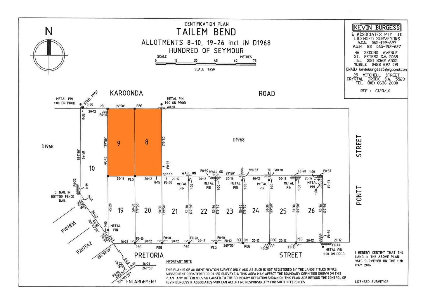 Main view of Homely residentialLand listing, Lots 8 & 9 Kulde Road, Tailem Bend SA 5260