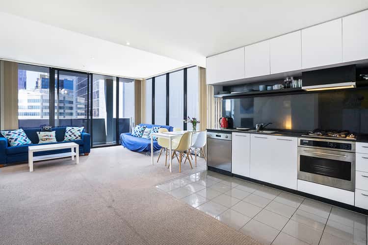 Main view of Homely apartment listing, 2301/28 Wills Street, Melbourne VIC 3000