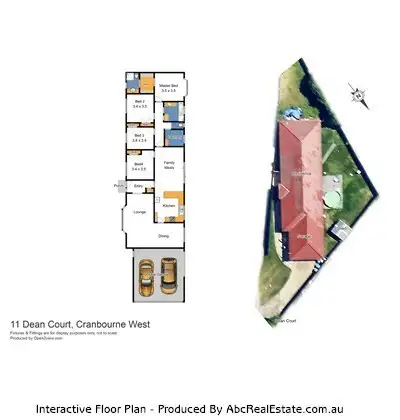 Floorplan of Homely house listing, 11 Dean Court, Cranbourne West VIC 3977