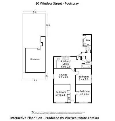 Floorplan of Homely house listing, 10 Windsor Street, Footscray VIC 3011