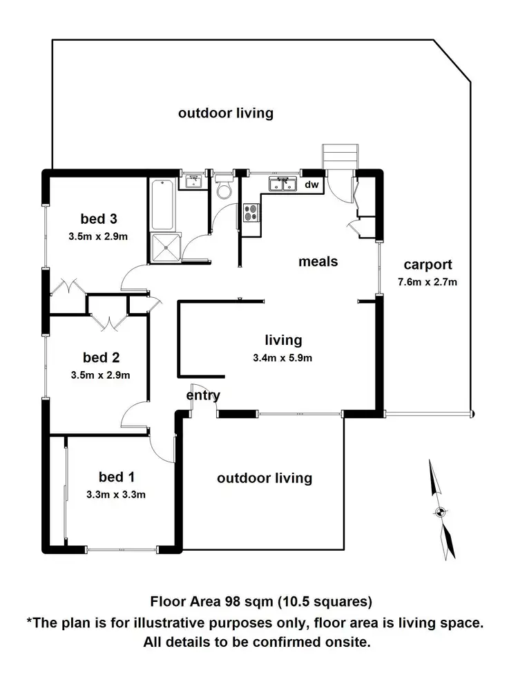 Floorplan of Homely house listing, 111 Cambridge Road, Mooroolbark VIC 3138