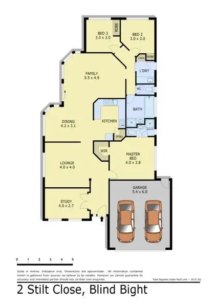 Floorplan of Homely house listing, 2 Stilt Close, Blind Bight VIC 3980