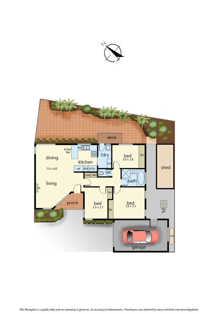 Floorplan of Homely unit listing, 6/1170 Frankston-Flinders Road, Somerville VIC 3912