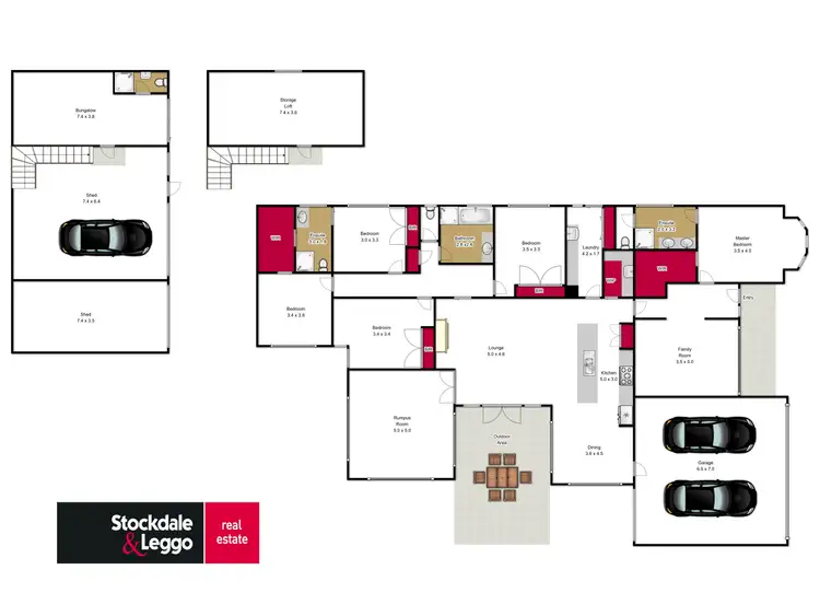 Floorplan of Homely house listing, 15 Huntingfield Close, Traralgon VIC 3844