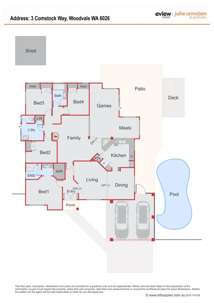 Floorplan of Homely land listing, 3 Comstock Way, Woodvale WA 6026