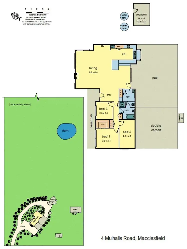 Floorplan of Homely house listing, 4 Mulhalls Road, Macclesfield VIC 3782