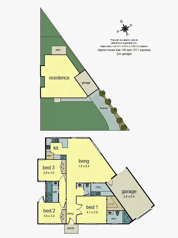 Floorplan of Homely house listing, 33A Norman Road, Croydon VIC 3136