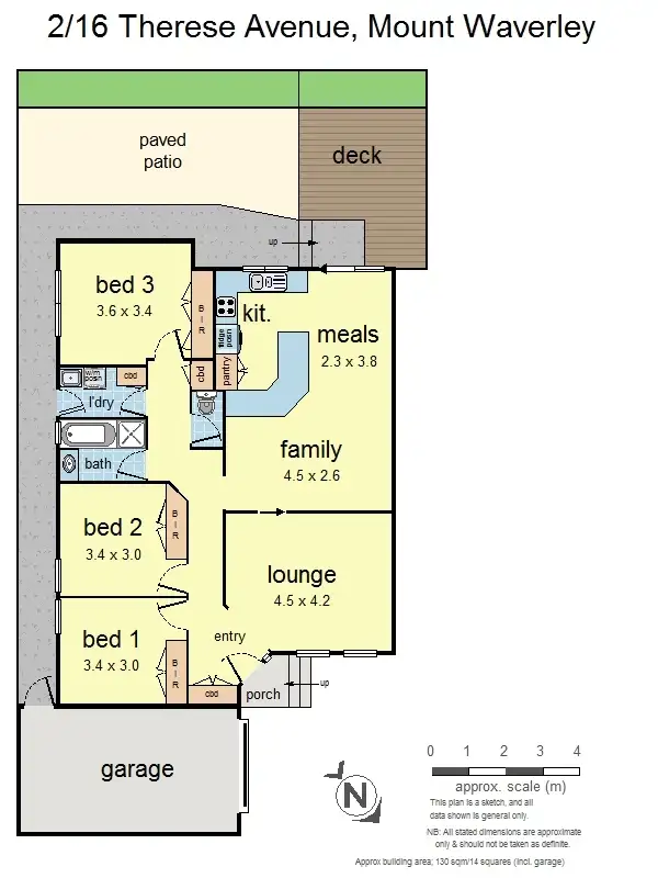 Floorplan of Homely house listing, 2/16 Therese Avenue, Mount Waverley VIC 3149