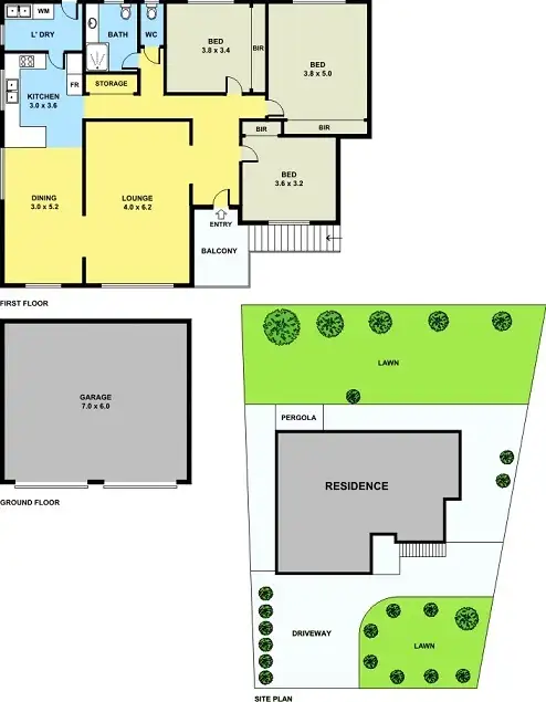Floorplan of Homely house listing, 26 Fran Street, Glenroy VIC 3046