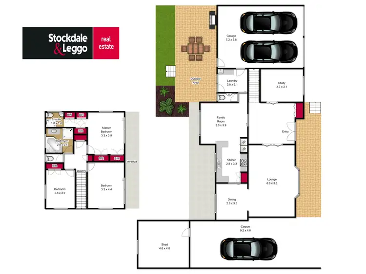 Floorplan of Homely house listing, 48-50 Crinigan Road, Morwell VIC 3840