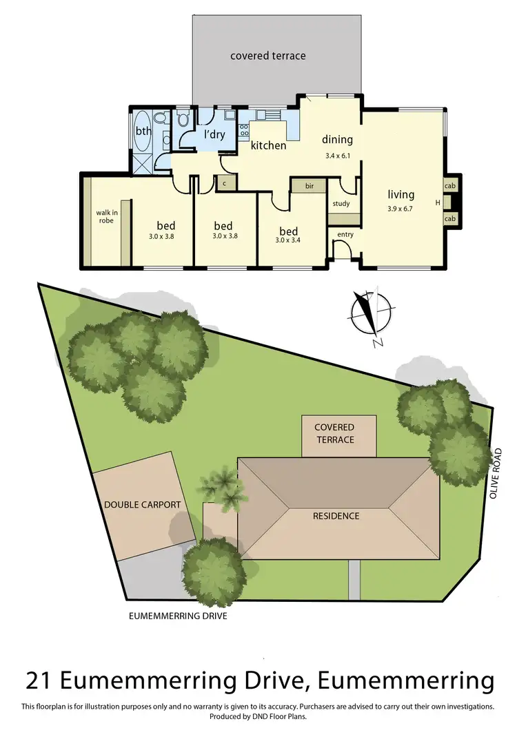 Floorplan of Homely house listing, 21 Eumemmerring Drive, Eumemmerring VIC 3177