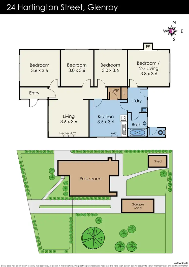 Floorplan of Homely house listing, 24 Hartington Street, Glenroy VIC 3046