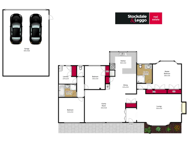 Floorplan of Homely house listing, 5 Toparoa Court, Traralgon VIC 3844