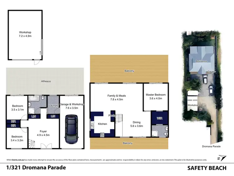Floorplan of Homely house listing, 1/321 Dromana Parade, Safety Beach VIC 3936