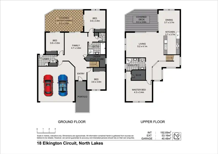 Floorplan of Homely house listing, 18 Elkington Circuit, North Lakes QLD 4509
