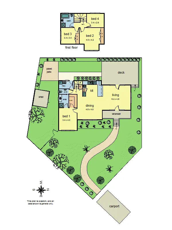 Floorplan of Homely house listing, 3A Bridge Court, Croydon South VIC 3136