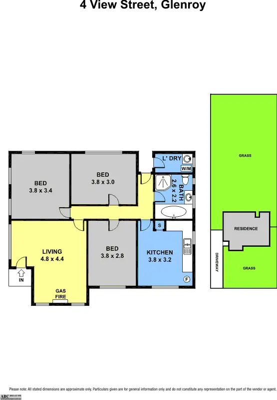 Floorplan of Homely house listing, 4 View Street, Glenroy VIC 3046