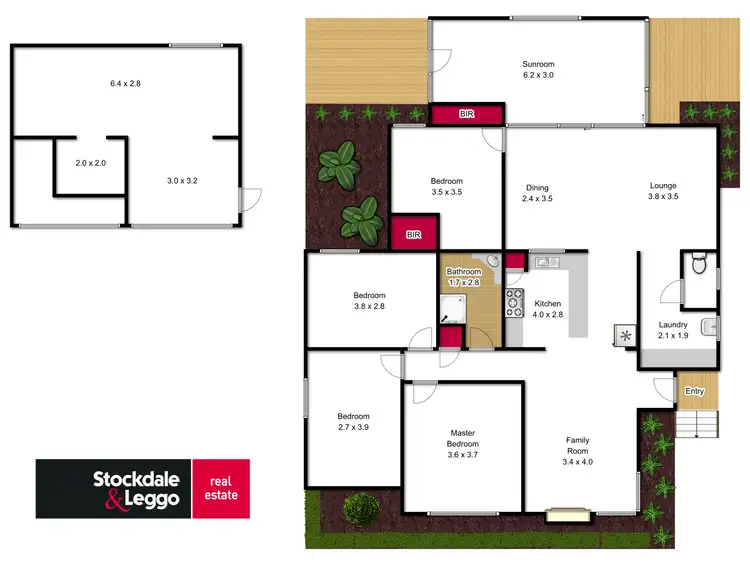 Floorplan of Homely house listing, 1 Pax Road, Traralgon VIC 3844