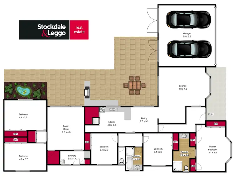 Floorplan of Homely house listing, 9 Swallow Grove, Traralgon VIC 3844