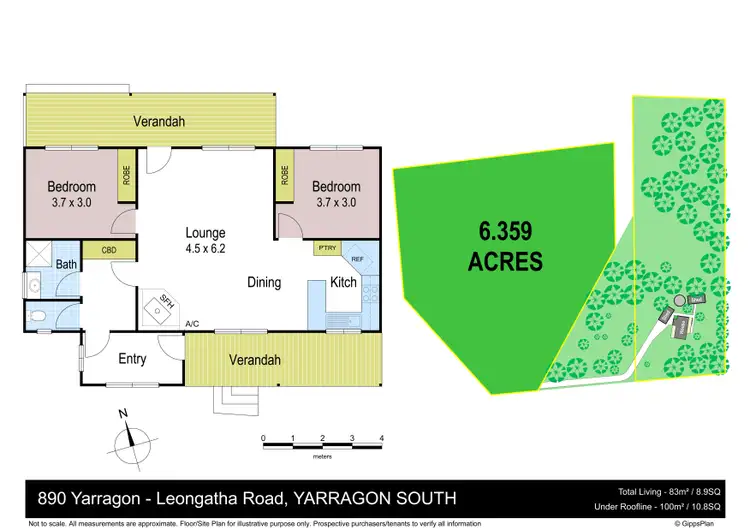Floorplan of Homely rural property listing, 890 Yarragon Leongatha Road, Yarragon South VIC 3823